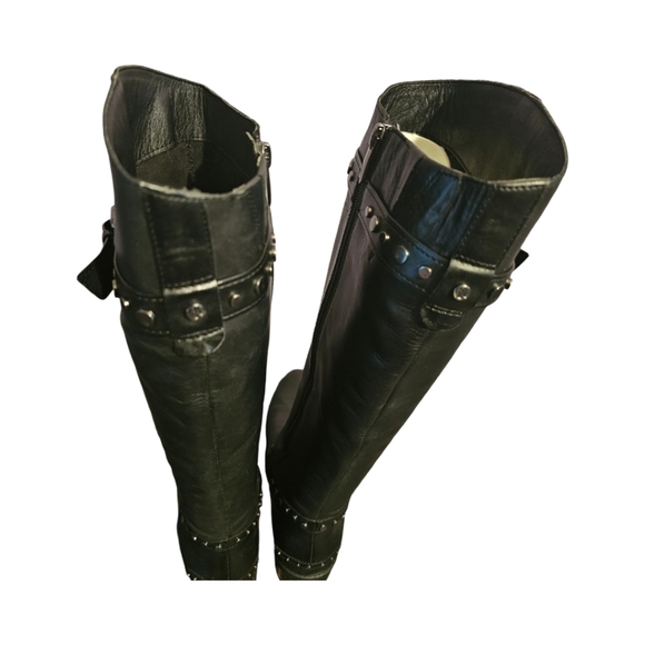 Sam Edelman Black Knee High Boots Womens size 7.5M - Picture 5 of 9